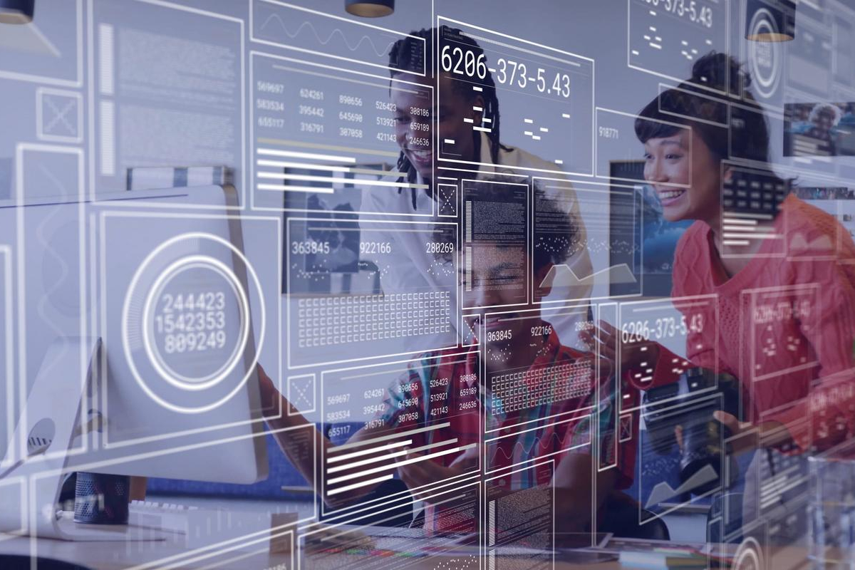 Working with AI Technology.