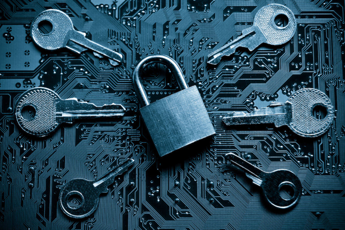 Keys and padlock